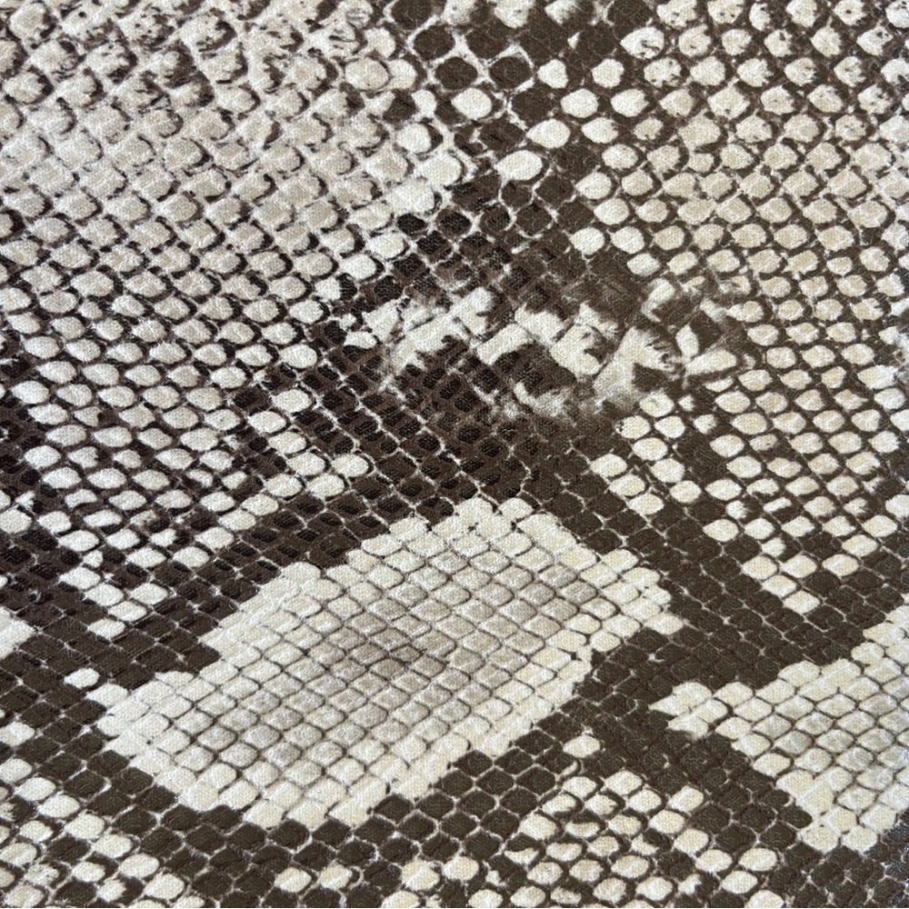NWT Brooks Brothers Snakeskin Print Foldover/Envelope Leather Clutch - Picture 7 of 15